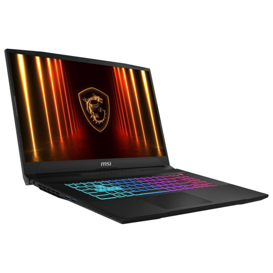 MSI Katana 17 HX B14WGK-061 - 17,3" QHD 165Hz näyttö, Intel Core i7-14650HX, 16GB DDR5 RAM, 1TB SSD, NVIDIA RTX 5070, FreeDOS