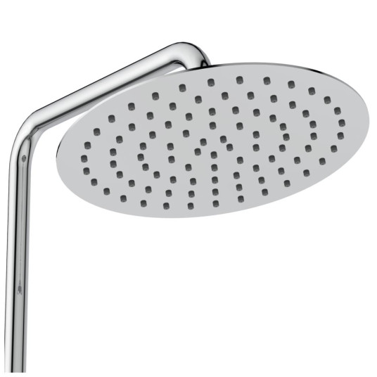 Ideal Standard Ceratherm T50 kiinteä suihkujärjestelmä, jossa Ø250 pää ja käsisuihku, kromi