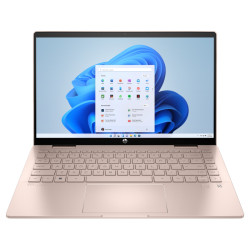 HP Pavilion x360 2-in-1 Laptop 14-ek2000ny - i5-120U, 16GB, 512GB SSD, 14" FHD 300-nit Touch, 5MP cam, FPR, US backlit keyboard, 43Wh, Pale Rose Gold, Win 11 Home, 1 years