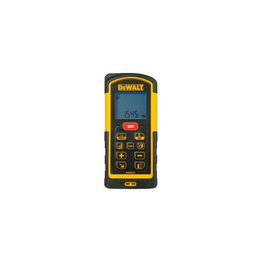 DEWALT DW03101 laseretäisyysmittari, musta, keltainen 100 m