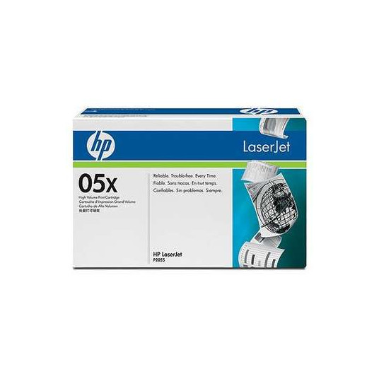 "HP Toner 05X CE505X Schwarz bis zu 6.500 Seiten ISO/IEC 19752"