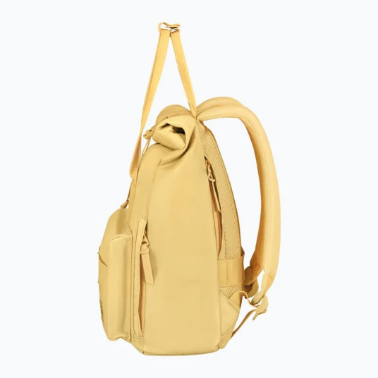 American Tourister Urban Groove Pastels Roll Top Backpack Pastel Yellow