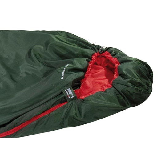 High Peak Lite Pak 1200 muumimakuupussi polyesteri vihreä, punainen