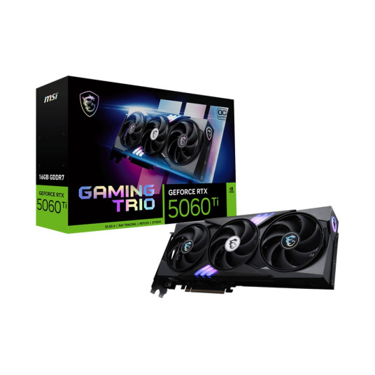 MSI GAMING GeForce RTX 5060 TI 16G TRIO OC NVIDIA 16 Gt GDDR7