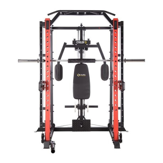HMS Fitness Cyklop 3 ABS, selkä, hauislihas, rintakehä, nelipäinen lihaskunto, olkapäät, kolmipäinen lihaskunto