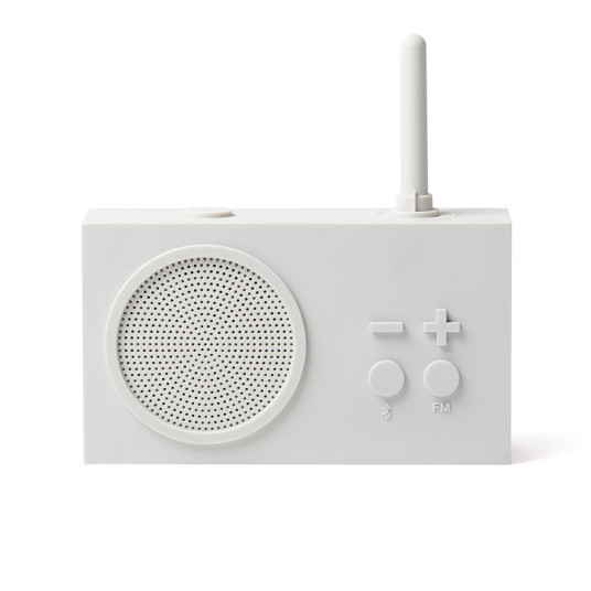 LEXON FM-radio ja langaton kaiutin TYKHO3 Kannettava, Langaton yhteys, Valkoinen, Bluetooth