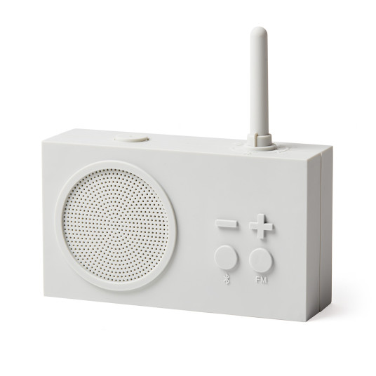 LEXON FM-radio ja langaton kaiutin TYKHO3 Kannettava, Langaton yhteys, Valkoinen, Bluetooth