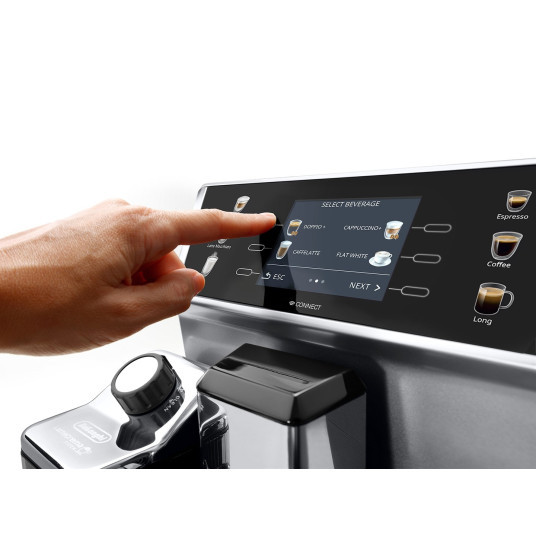 DeLonghi PrimaDonna ECAM 550.85.MS -kahvinkeitin Täysautomaattinen yhdistelmäkahvinkeitin