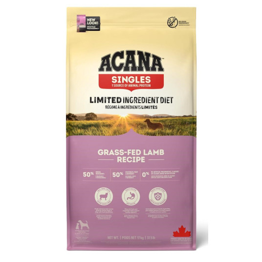 ACANA Singles Grass-Fed Lamb - kuivaruoka koirille - 17kg