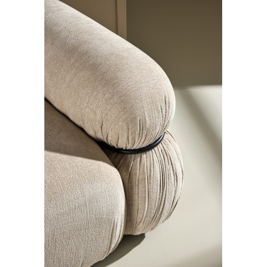Mika Moduulisohva - Kulmasohva - Musta / Beige - Vasen
