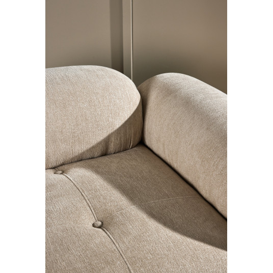 Mika Moduulisohva - Kulmasohva - Musta / Beige - Vasen