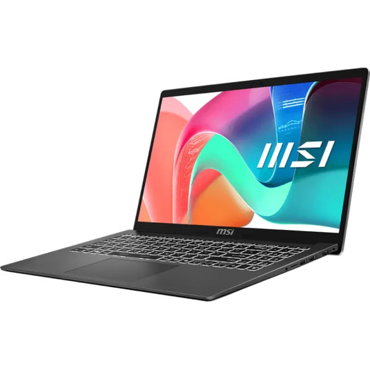 "MSI Modern 15 F13MG-039 (grau. Intel Core? i5-1335U. Intel Iris Xe Graphics. 16 GB DDR4. 512 GB (512 GB SSD). Windows 11 Home 64-Bit)"