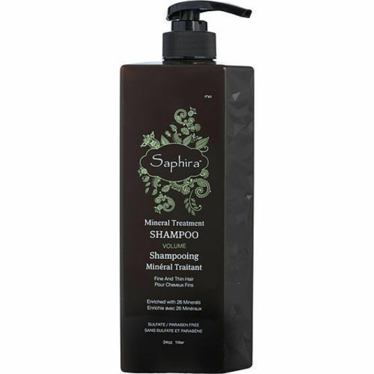 Saphira Mineral Treatment volyymia lisäävä shampoo ohuille tai ohuille hiuksille 1000 ml