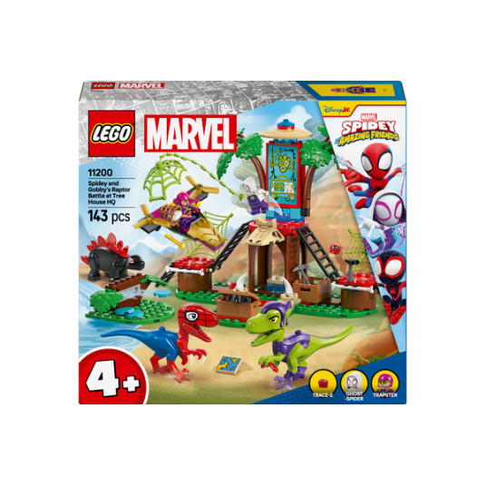 LEGO® 11200 Spidey Spideyn ja Gobbyn Raptor-taistelu Tree Housen päämajassa