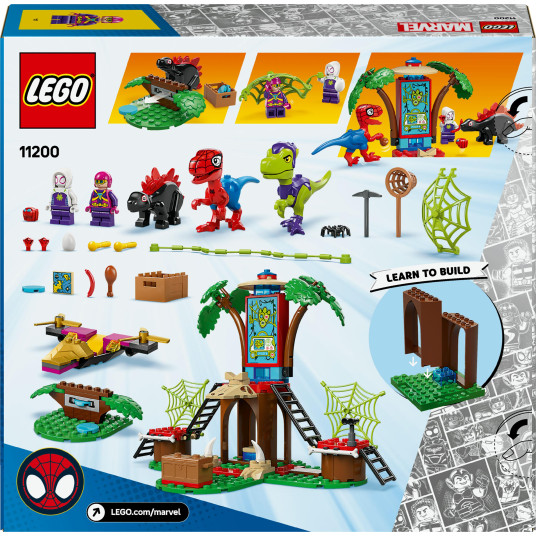 LEGO® 11200 Spidey Spideyn ja Gobbyn Raptor-taistelu Tree Housen päämajassa