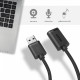Jatkokaapeli USB 2.0 AM-AF, 0.5M; Y-C447GBK