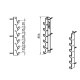 STR46 WALL MOUNTED OLIMPIC BARBELL RACK HMS