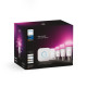 Philips Hue White and Color ambiance Aloituspakkaus: 3 E27-älylamppua (1 100) + Dimmer switch