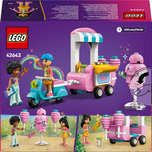LEGO® 42643 LEGO Friends Cotton Candy -teline ja skootteri