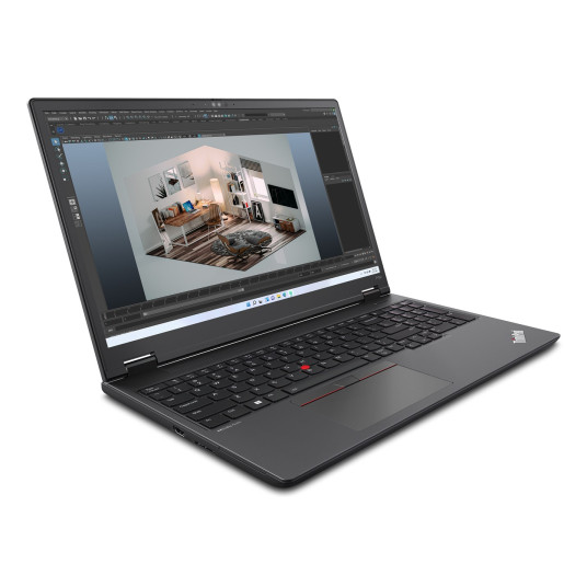 Lenovo ThinkPad P16v Gen 2 (Intel) Intel Core Ultra 7 165H Mobiilityöasema 40,6 cm (16") WUXGA 32 GB DDR5-SDRAM 1 TB SSD NVIDIA RTX 2000 Ada Wi-Fi 6E (802.11ax) Windows 11 Pro Suomi Musta