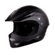Lasten kypärä FORCE DOWNHILL Junior // koko S-M (54-58 cm) (musta)