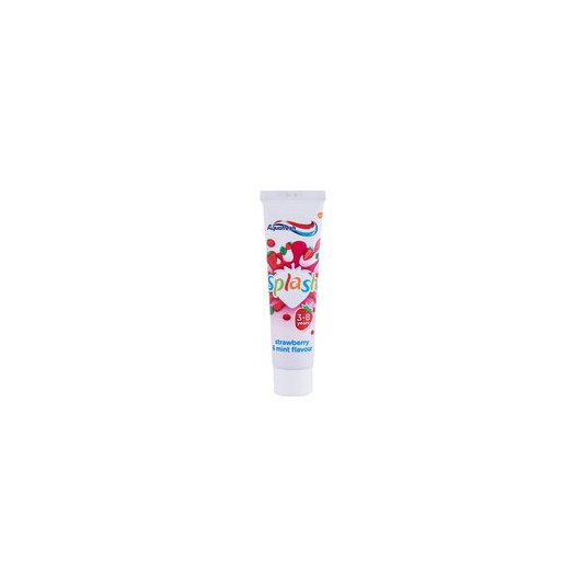 Aquafresh Splash Strawberry Toothpaste - Strawberry and mint flavored toothpaste for children, 50ml