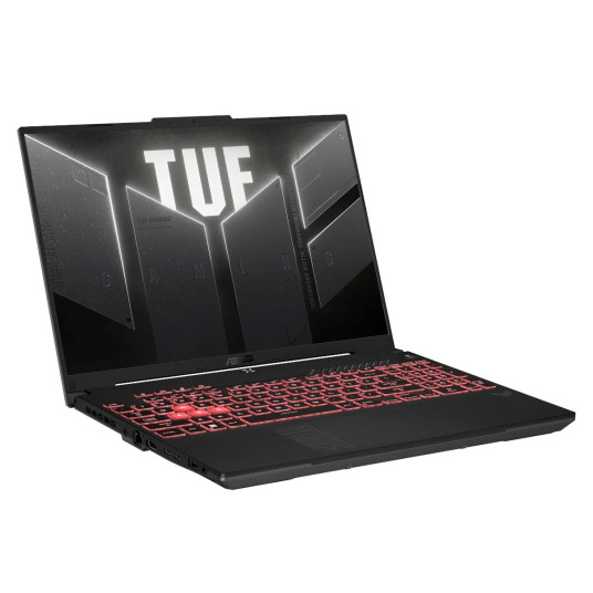 ASUS TUF Gaming A16 FA607NU-R5165 Ryzen 5 7535HS 16.0" FHD+ 144Hz Value IPS-taso 300nits AG 16GB DDR5 SSD512 GeForce RTX 4050 6GB LAN WLAN+BT Cam720p 56Wh NoOS Mecha Harmaa