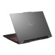 ASUS TUF Gaming A16 FA607NU-R5165 Ryzen 5 7535HS 16.0" FHD+ 144Hz Value IPS-taso 300nits AG 16GB DDR5 SSD512 GeForce RTX 4050 6GB LAN WLAN+BT Cam720p 56Wh NoOS Mecha Harmaa