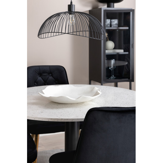 Ruokapöytäpöytä Razzia 4 tuolilla Velvet Deluxe