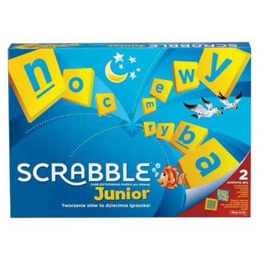 Mattel Scrabble Junior Word -lautapeli lapsille