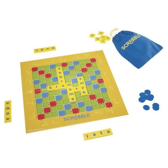 Mattel Scrabble Junior Word -lautapeli lapsille