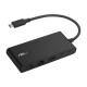 Asus Dual 4K USB-C Dock DC201 | Ethernet LAN (RJ-45) portit 1 | USB 3.0 (3.1 Gen 1) Type-C portit määrä 3 | HDMI portit määrä 1 | HDMI portit määrä 1
