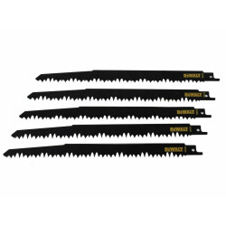 "Dewalt HCS 240 mm sapelisahanterät 5-6,5 mm 5 kpl. DT2352 | Toimitus