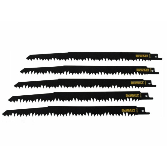 "Dewalt HCS 240 mm sapelisahanterät 5-6,5 mm 5 kpl. DT2352 | Toimitus