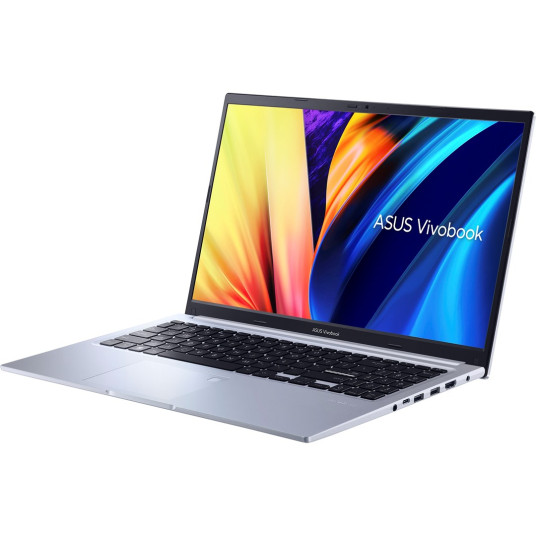 ASUS Vivobook 15 X1502VA-BQ690 i5-13420H 15,6" FHD IPS lygio skydelis 60Hz 250nits AG 16GB DDR4 SSD512 Intel UHD Graphics WLAN+BT Cam720p 42WHrs NoOS Cool Silver