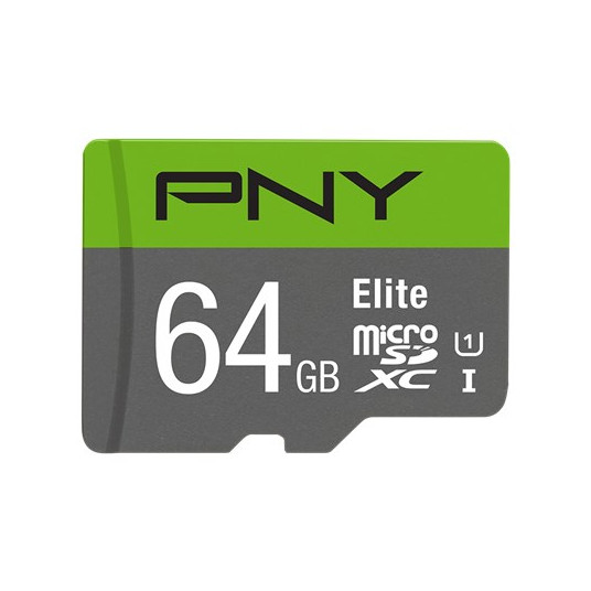 PNY Elite 64 GB MicroSDXC Class 10 -muistikortti