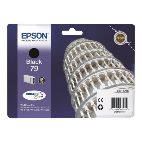 "Epson C13T79114010 musta"