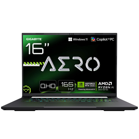 Gigabyte AERO X16 - AMD Ryzen AI 7 350 | 16" | 165Hz | 32GB | 1TB | W11H | RTX 5070