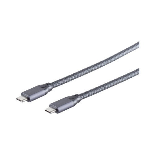 "USB-C (ST-ST) 2m liitäntäkaapeli Grau"