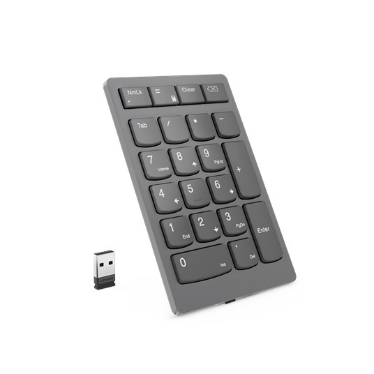 Lenovo 4Y41C33791 Numeerinen näppäimistö Universal Radio Frequency Wireless Harmaa