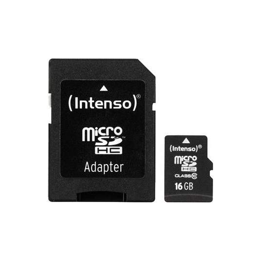 MUISTI MICRO SDHC 16GB C10/W/SOVITIN 3413470 INTENSO