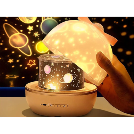 WOOPIE Tähtiprojektori "Magical Dreams" - LED-projektori 6 tilaa
