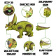 WOOPIE Dinosaurus Kauko-ohjattava RC robotti Triceratops Triceratops
