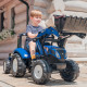 FALK New Holland Blue Pedal Traktori perävaunulla 3 vuotta vanha
