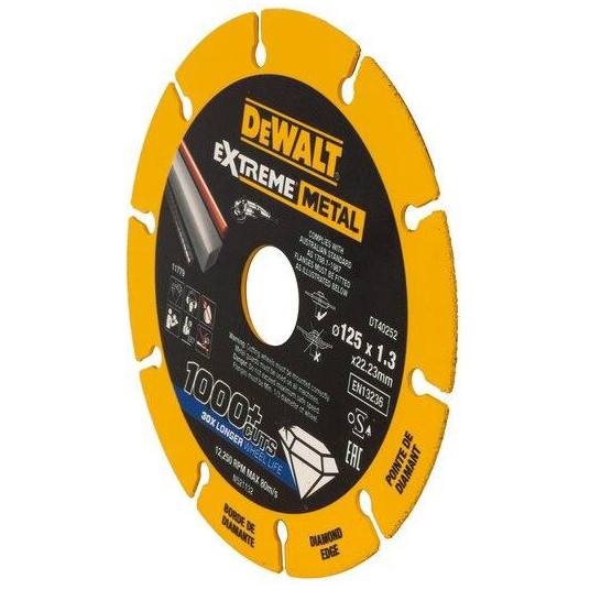 DeWalt timanttinen leikkuukiekko 125 x 22,23 x 1,3 mm