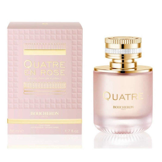 Boucheron Quatre En Rose Eau De Perfume Florale Spray 50ml