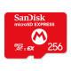 Nintendo SanDisk microSD Express Card for Switch 2, 256 GB, MicroSDXC, Red
