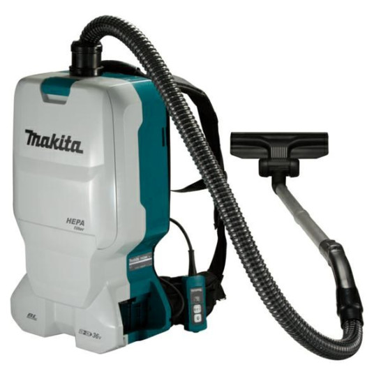 Makita DVC660Z pölynimuri 5,5 L Rumpu pölynimuri Kuiva 95 W Tyhjiöpussi