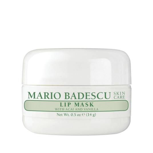 Mario Badescu - Yön yli huuli naamio (huuli naamio acai ja vanilja) 14 ml