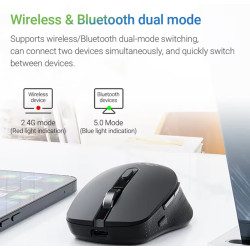 Acer M155 Wireless Optical Mouse 1600DPI / USB-C / Bluetooth